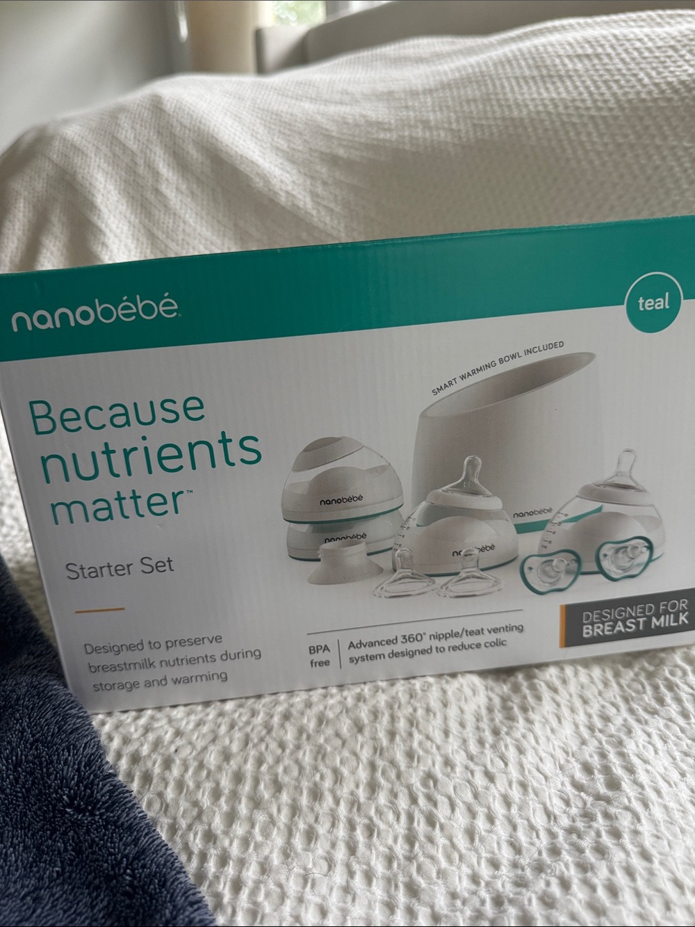 nanobébé Teal Starter Set - Because Nutrients Matter